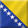 Bosnien & Hercegovinas flagga