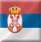 Serbiens flagga